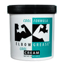 Elbow Grease Cool Cream Lubricant 15 Oz Jar featuring a cool formula for enhanced stimulation.