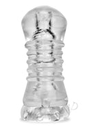 Oxballs Atomic Jock Jerk Masturbator Clear is a clear and stretchy stroker designed for ultimate solo satisfaction.
