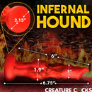 CREATURE COCKS FIRE HOUND SILICONE DILDO SMALL-2