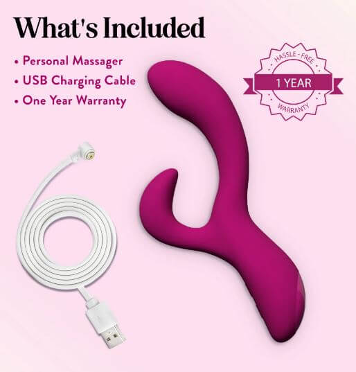 QUINN RABBIT VIBRATOR BURGUNDY-8