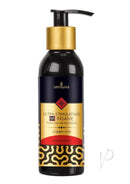Sensuva On Insane Cherry Pop Flavored Hybrid Lubricant 4 Oz bottle with pump and decorative design.