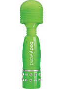 Bodywand Mini Wand Massager Glow In The Dark, compact green massager featuring sparkly design.