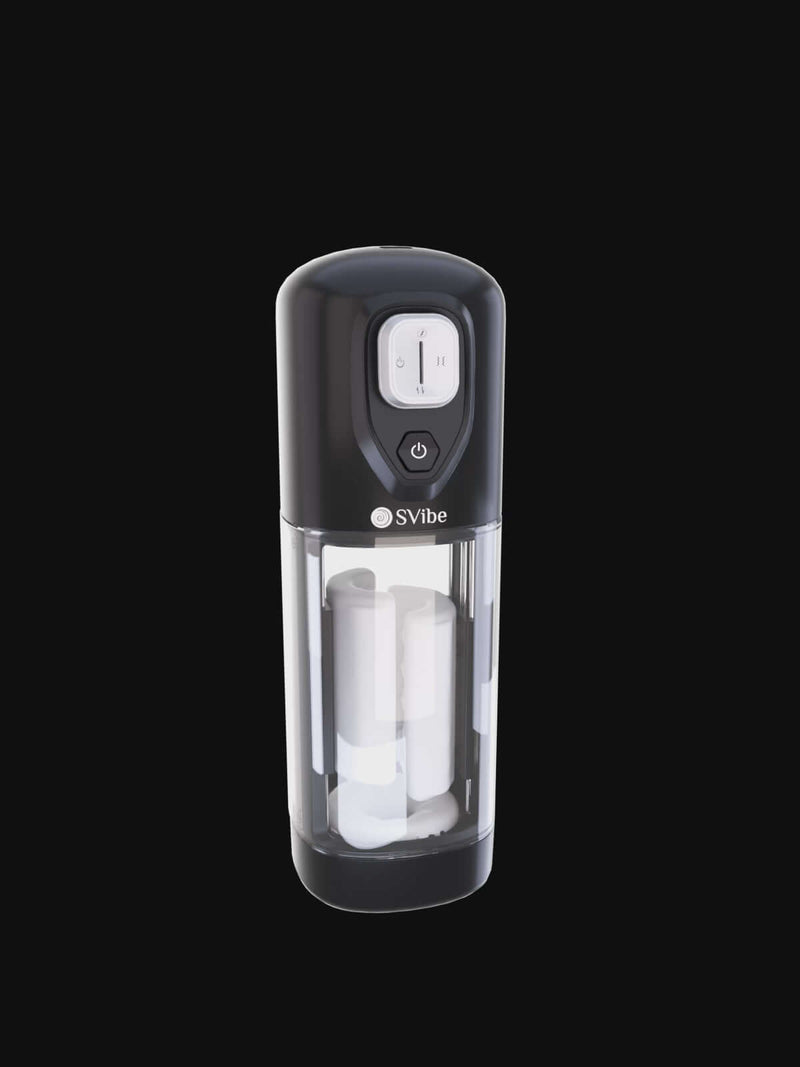 SVibe Ikon Volt Masturbator, featuring customizable settings for lifelike pleasure and satisfaction.