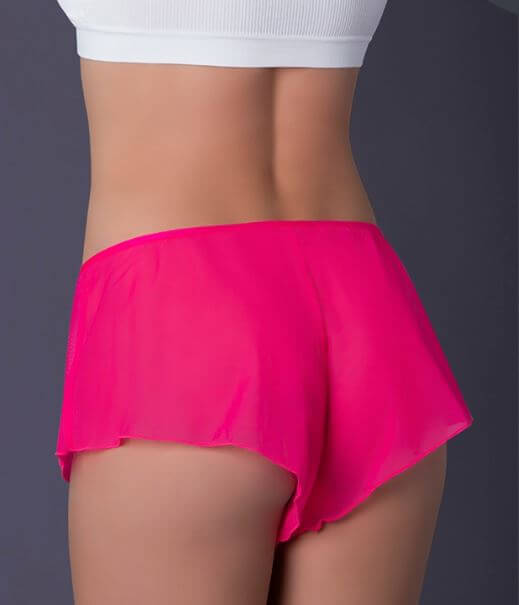 PINK KINK FLOWY BOY SHORT PINK GLOW S/M-1