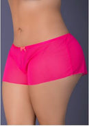 PINK KINK FLOWY BOY SHORT PINK GLOW 2XL-0