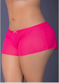 PINK KINK FLOWY BOY SHORT PINK GLOW 2XL-0