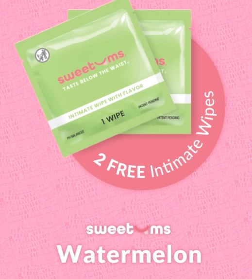 SWEETUMS FLUTTER THONG W/ WIPES WATERMELON 2XL-3