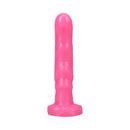 Tantus Tsunami G-Spot Dildo Bubble Gum in pink silicone, designed for targeted G-spot stimulation and waterproof.