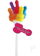 Edible Pecker Bouquet 6 Rose Pecker Pops Assorted Flavors in colorful fruity designs for playful celebrations.