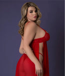 RUSH BABY DOLL & G-SET RED 2XL-0