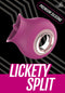 Lickety Split Oral Stimulator in premium silicone with modern design on geometric background