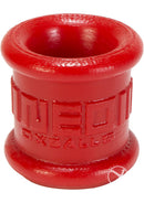 Oxballs Neo-Stretch Neo-Tall Silicone Ball Stretcher Red - soft silicone stretcher for extended use and comfort.