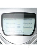 Display settings of Zeus Electrosex Deluxe Digital Power Box Gray showcasing preset routines and intensity levels.