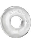 Oxballs Atomic Jock Do-Nut-2 Fatty Cock Ring Clear, a thick and durable clear cock ring for enhanced support and bulge.