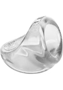 Oxballs Atomic Jock Unit-X Cock Sling Clear designed for snug support and comfort, featuring a sleek transparent design.