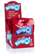 RingO 2 Cock Ring with Ball Sling Assorted Colors displayed in an attractive packaging, highlighting its unique double-ring design.
