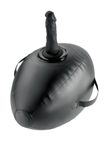 Fetish Fantasy Series Body Dock Inflatable Love Ball Black designed for pleasure and versatile play in various positions.