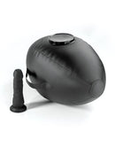 Fetish Fantasy Series Body Dock Inflatable Love Ball Black with attached vaginal stimulator.