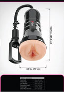 PDX Extreme Wet Pussies Super Sucker XXL Stroker Pussy Light with self-lubricating technology and precision-controlled suction.