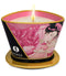 Shunga Aphrodisia Rose massage candle with erotic art design, perfect for romantic and sensual massages.