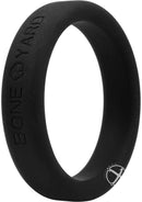 Boneyard Silicone Ring Cock Ring 1.8 Inch Black - medical grade silicone with 3X stretch for comfort and reliability.