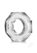 Oxballs Atomic Jock Humpballs Cock Ring Clear, a super stretchy, soft, and tough jelly cock ring.