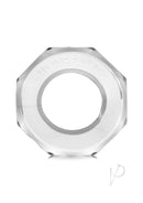 Oxballs Atomic Jock Humpballs Cock Ring Clear, a stretchy and soft jelly cock ring for versatile play.