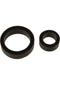 Titanmen Silicone C Rings Black 2pk-1
