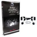 Fifty Shades of Grey Hard Limits 4-Piece Restraint Kit Black showcasing adjustable restraints and accessories.