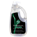 ID Millennium 64 Fl Oz Pump Silicone Lubricant in a clear pump bottle for easy dispensing.