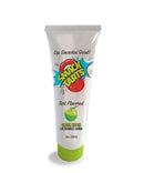 Smack Tarts Lickable Lube Sour Green Apple 2 Oz tube with vibrant design and green apple flavor.