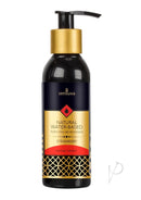 Sensuva Water Based Strawberry Flavored Lubricant 4 Oz bottle with natural water-based moisturizer.
