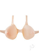 Get It On Inflatable Strap On Boobs F Cup Vanilla for playful novelty at parties and events.