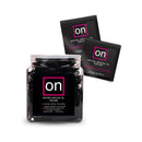 Sensuva On Original Arousal Oil Ampoule 75-piece Fishbowl in a clear jar with individual ampoules.