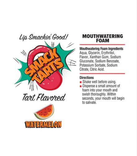 Smack Tarts Mouthwatering Foam Sour Watermelon 2.7 Oz