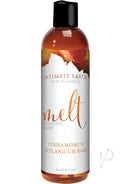 Intimate Earth Melt Warming Glide Lubricant 2 Oz bottle featuring warming glide formula, ideal for intimacy.