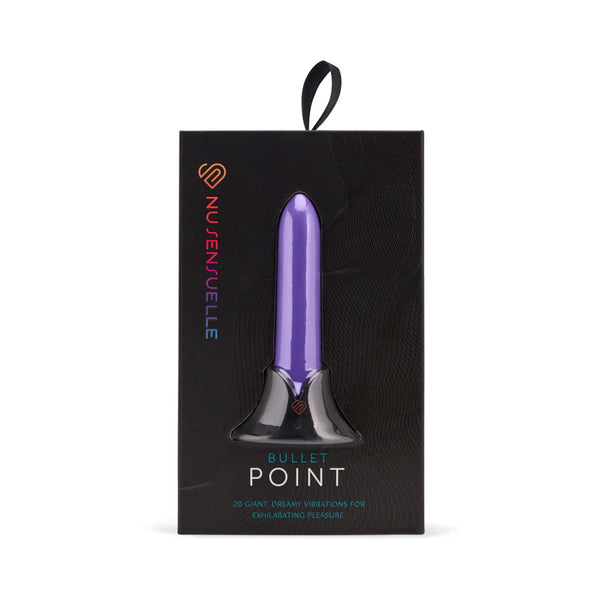 NU Sensuelle Erotic Toys Point 20 function Purple Bullet: Unleash Your Sensuality with Powerful Rechargeable Pleasure