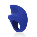 Lelo Pino Vibrating Couples Ring Federal Blue showcasing its sleek design and vibrant color.