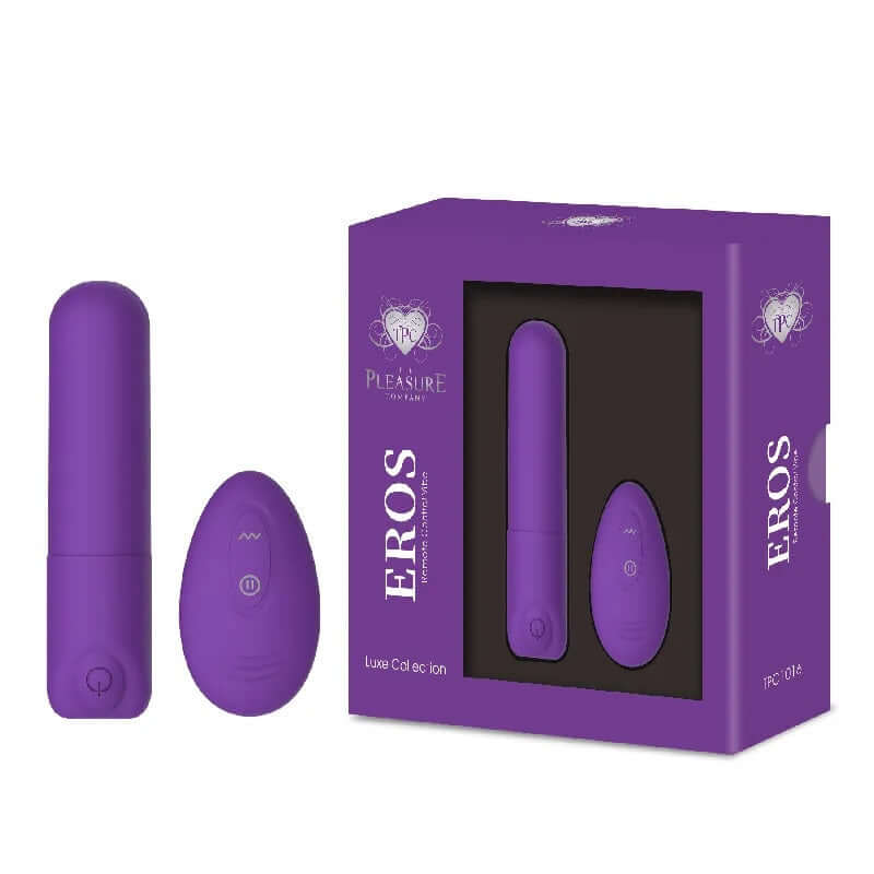 Eros Ultra Bullet with Remote Purple - 10 Vibration Speeds Eros Ultra Bullet with Remote Purple - 10 Vibration Speeds