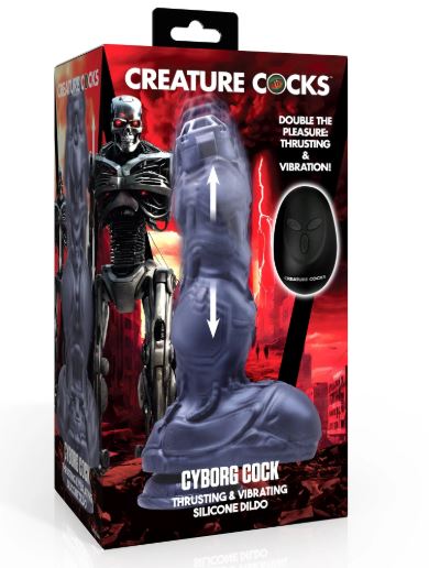 CREATURE COCKS CYBORG COCK THRUSTING & VIBRATING DILDO-7