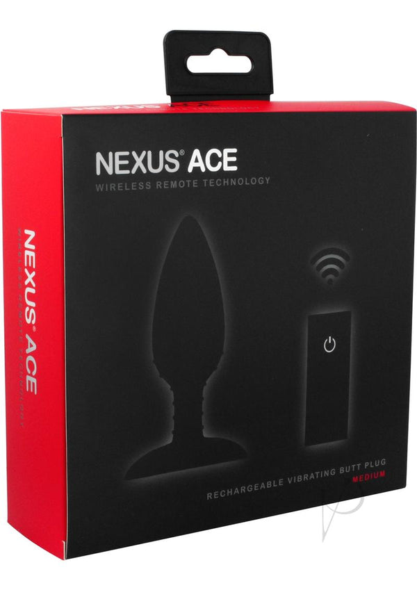 Ace Remote Control Vibe Plug Med Black-0