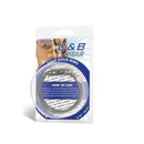 Blue Line Men Adjustable Snap Cock Ring packaging displaying instructions and product details.