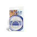 Blue Line Men 1.5 Inch Steel Cock Ring in packaging for enhanced performance and longer-lasting erections.