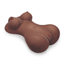 Luv Dollz Remote Control Fuck Buddy Masturbator Mocha realistic design with full breasts and curvy shape.
