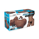 Luv Dollz Remote Control Fuck Buddy Masturbator Mocha packaging showcasing realistic features and remote control.