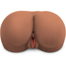 Stroke-x Bubble Butt Realistic Ass Stroker Brown with lifelike bubble butt and pleasure chambers.