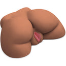 Stroke-x Perfect Peach Booty Masturbator Brown offers a lifelike experience with soft, curvy design and two distinct entries.
