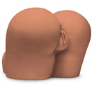 Stroke-x Doggystyle Pussy & Ass Masturbator Brown with realistic shapes and dual entry points.