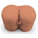 Stroke-x Doggystyle Pussy & Ass Masturbator Brown with textured entry points for immersive play.