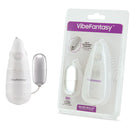 Vibefantasy Silver Bullet With Remote Control package and product showing sleek design and remote control features.